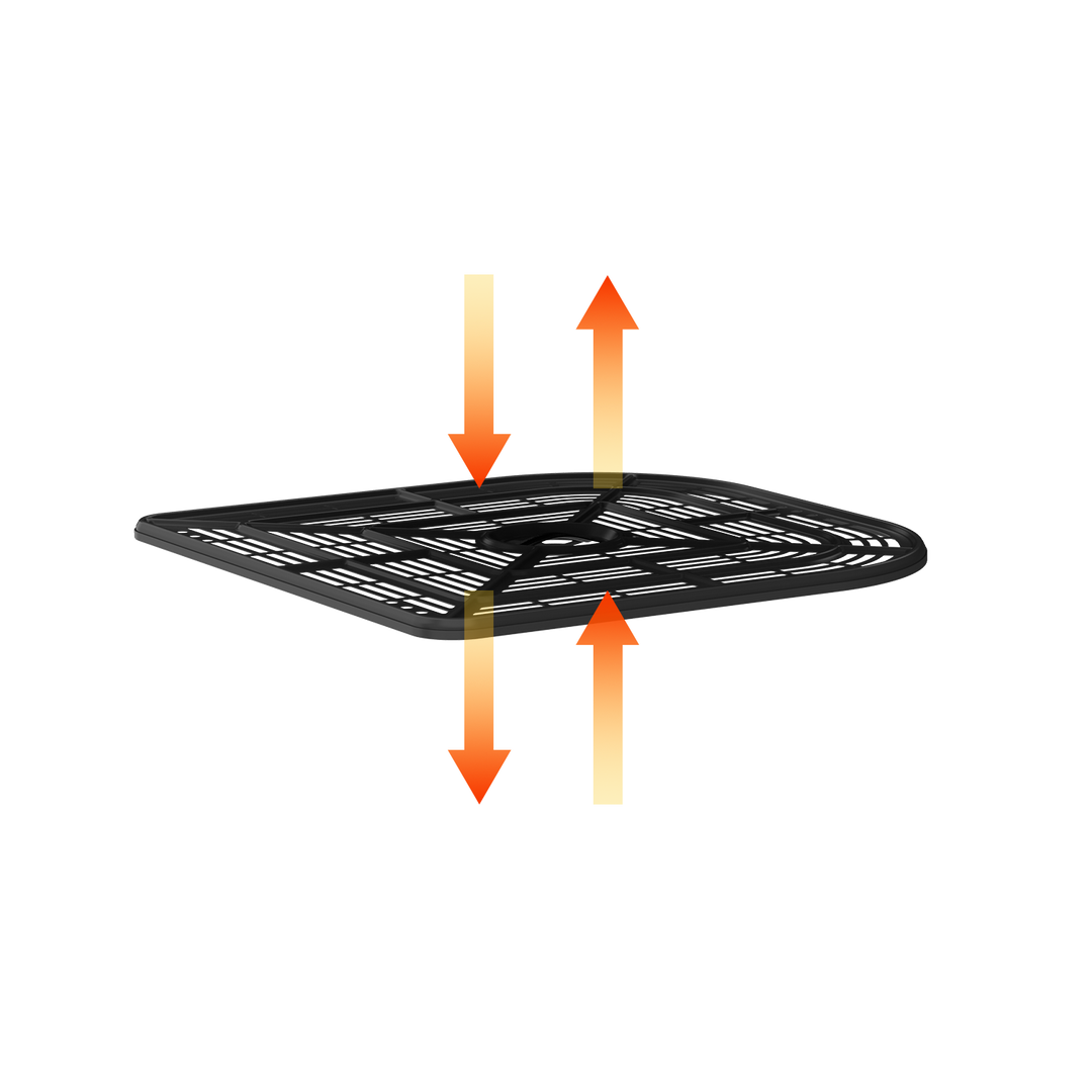 Iceagle Friteuse Sans Huile AGT10001A 10L, Noir