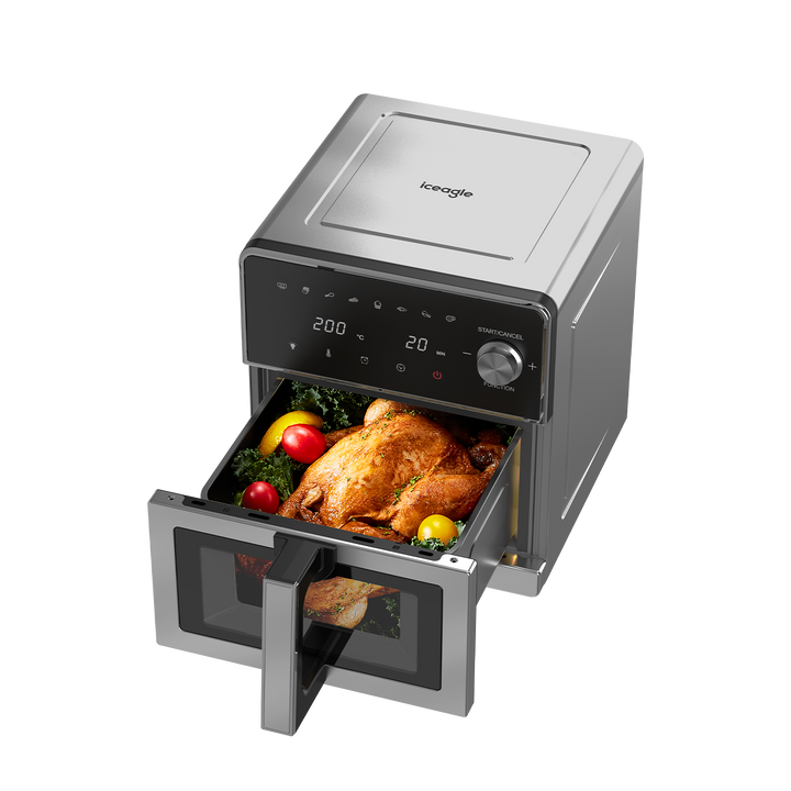 Iceagle Air Fryer XXL 101DUW Friteuse Sans Huile 8L, 2100W