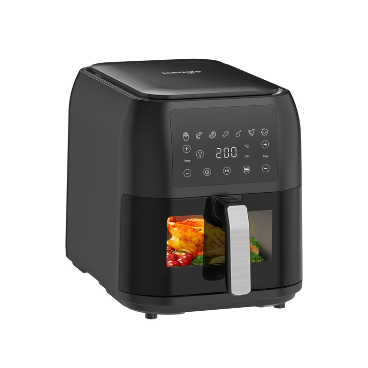 Iceagle Friteuse à Air Sans Huile 8.5L XXL Air Fryer avec Grande Fenêtre