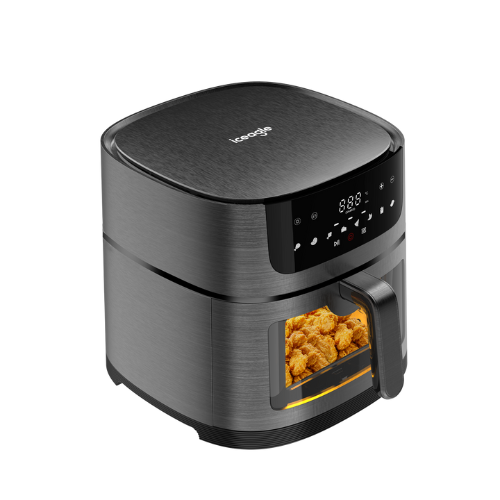 Iceagle Friteuse Sans Huile 9L XXL 1800W Friteuse à Air Chaud ZE8007