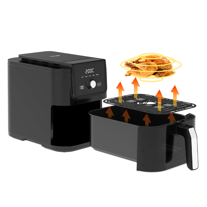 Iceagle Friteuse à air chaud AFT5017O 5.5L