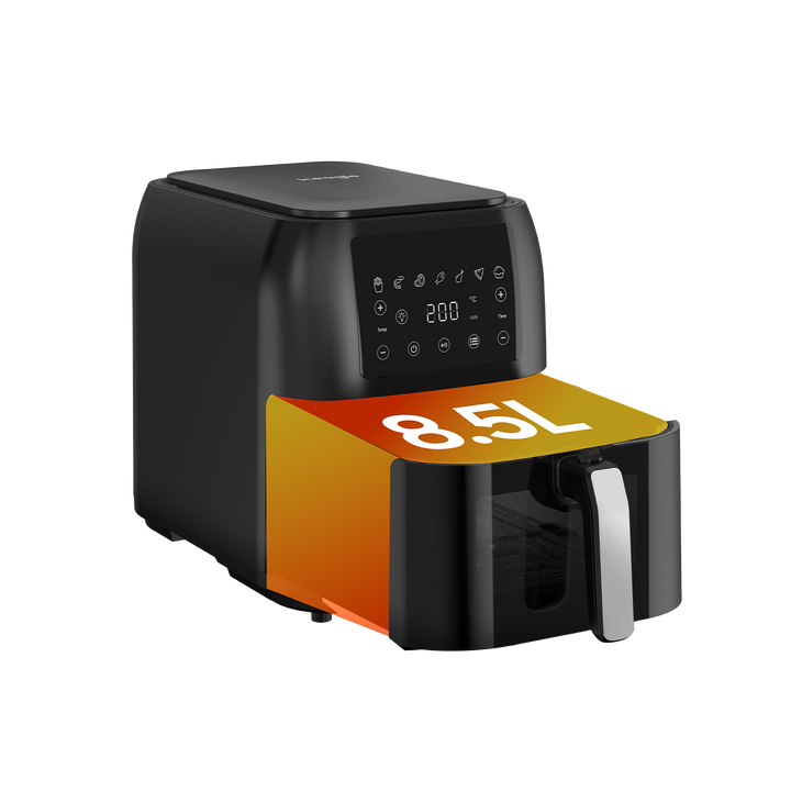 Iceagle Friteuse à Air Sans Huile 8.5L XXL Air Fryer avec Grande Fenêtre