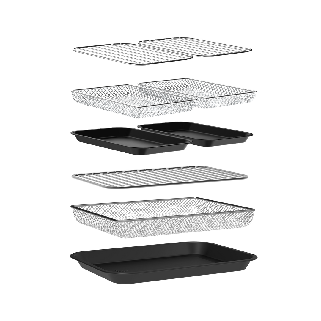 Iceagle Double Zone Friteuse sans Huile KDF5511D 12L