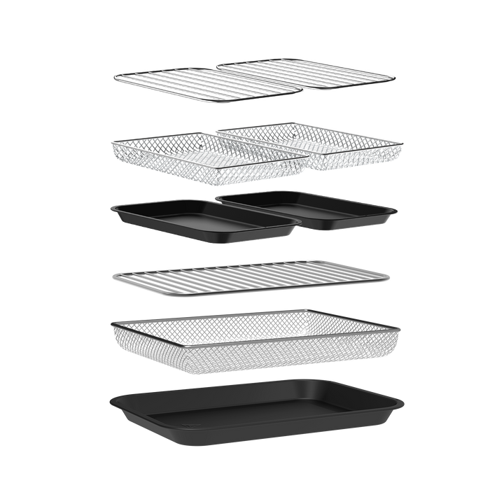 Iceagle Double Zone Friteuse sans Huile KDF5511D 12L