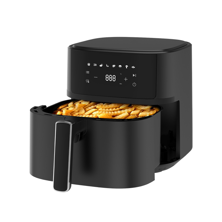Iceagle Friteuse à Air Sans Huile 6.5L Air Fryer avec 8 Programmes