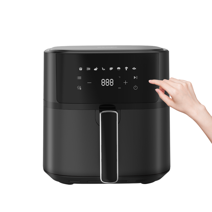 Iceagle Friteuse à Air Sans Huile 6.5L Air Fryer avec 8 Programmes