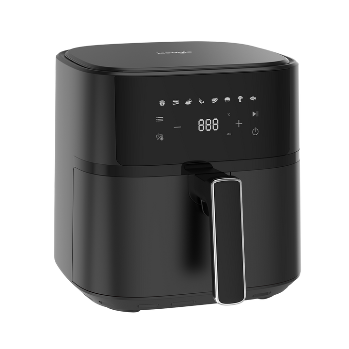 Iceagle Friteuse à Air Sans Huile 6.5L Air Fryer avec 8 Programmes