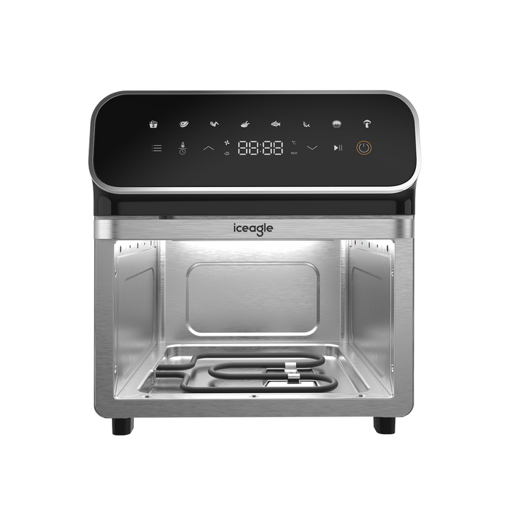 Iceagle Friteuse Sans Huile 6.7L 2200W Air Fryer avec Double Chauffage