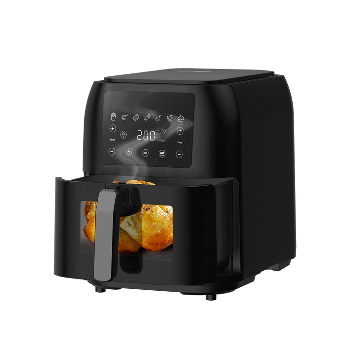 Iceagle Friteuse à Air Sans Huile 8.5L XXL Air Fryer avec Grande Fenêtre