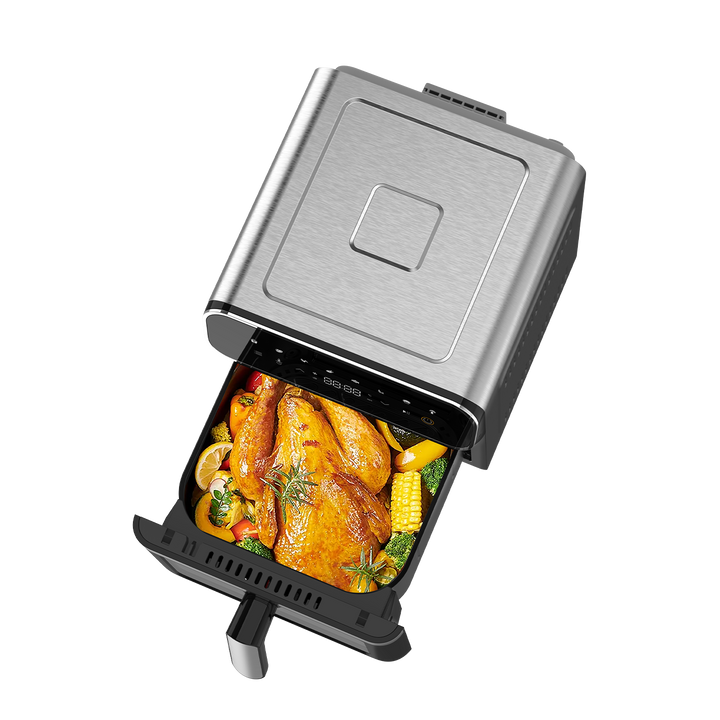 Iceagle Friteuse Sans Huile 6.7L 2200W Air Fryer avec Double Chauffage